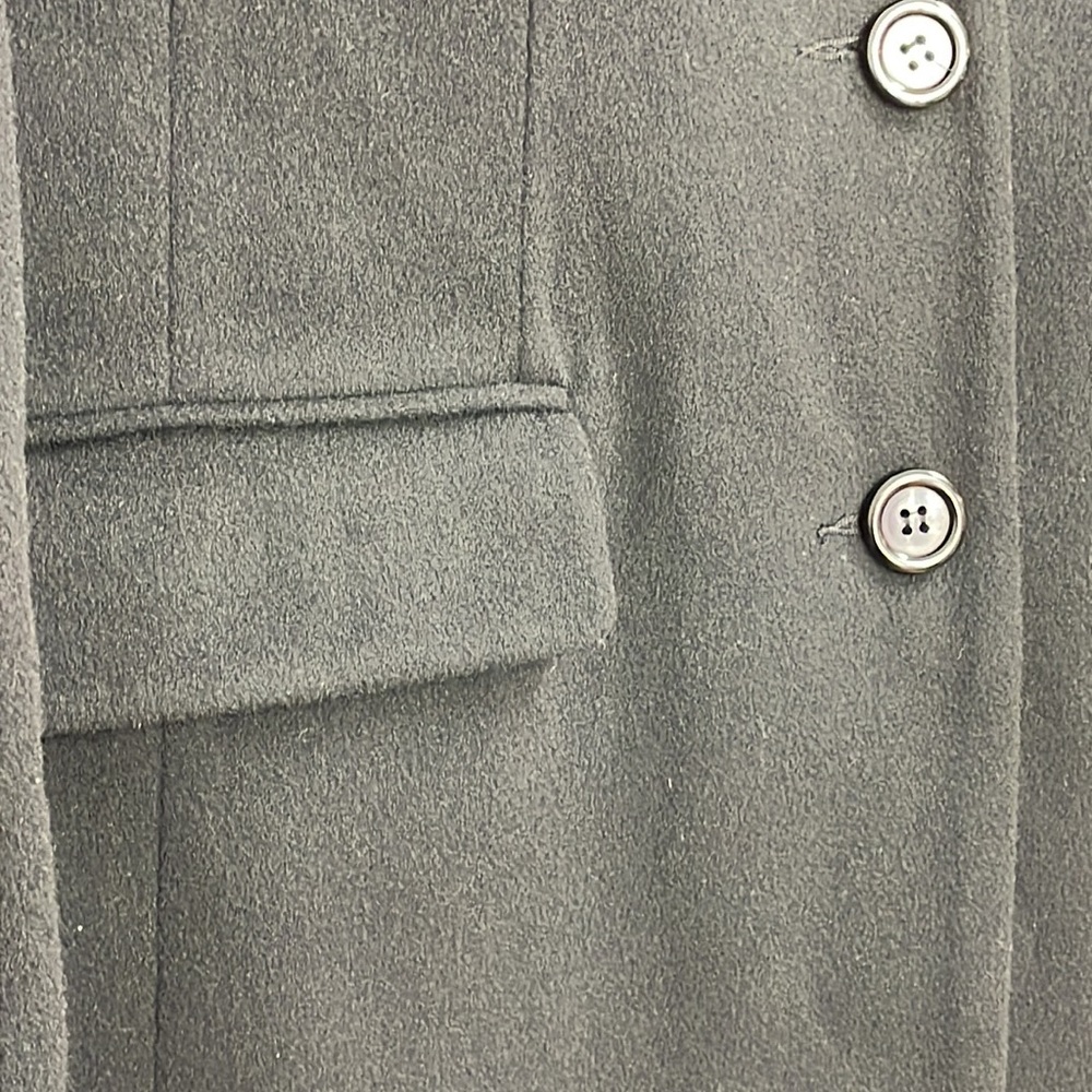 Vintage ST MICHAEL Mark & Spencer cashmere blend Blazer black classic - Picture 7 of 14